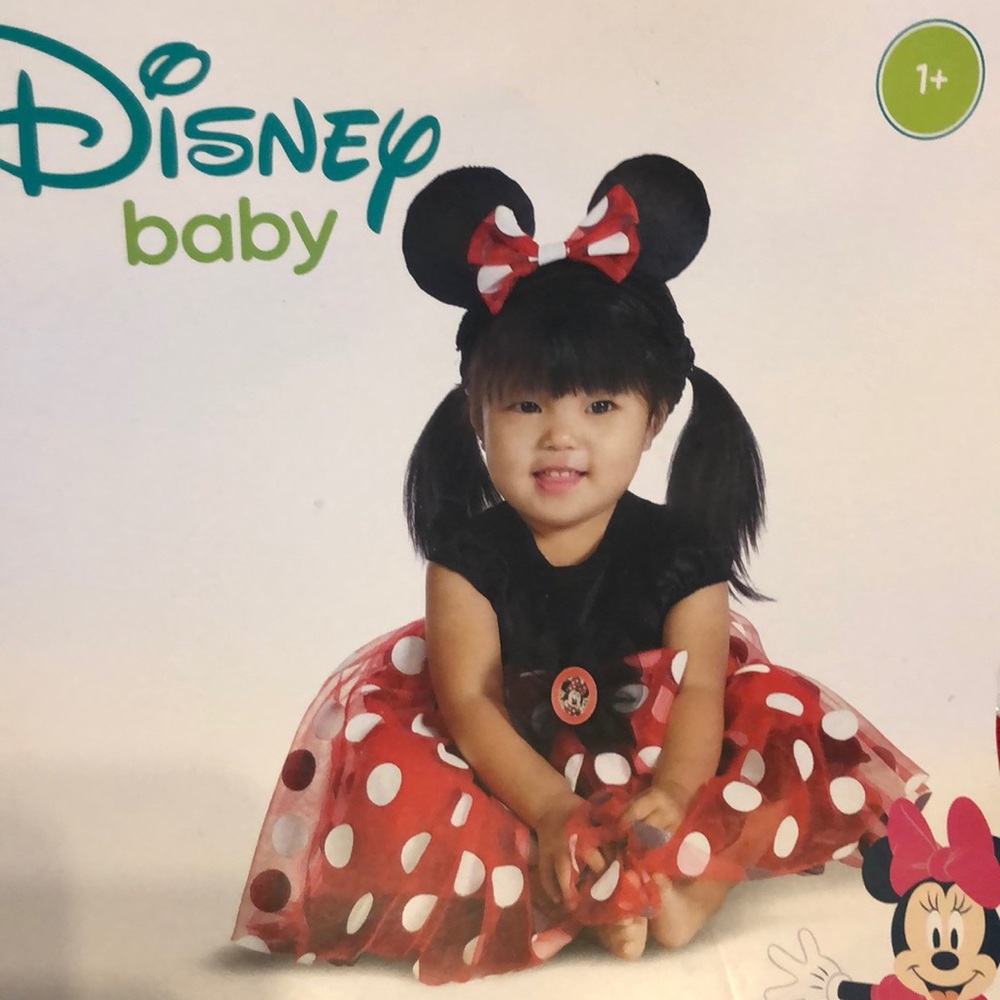 NWT Minnie Mouse 12-18 month dress with ears